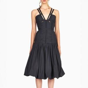 Ulla Johnson Kaia Black Dress Size 10